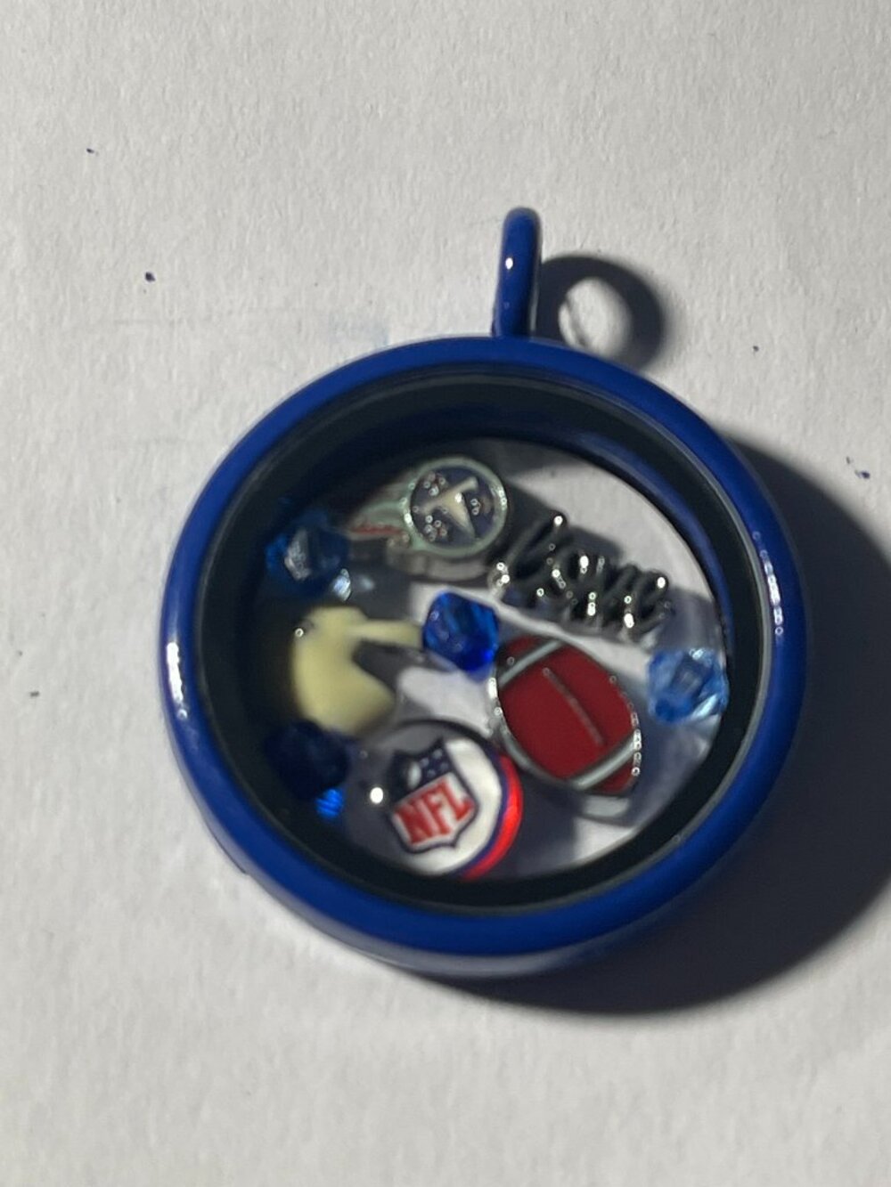Tennessee Titans NFL Memory Charm Locket w/ 22 IN chain NEW